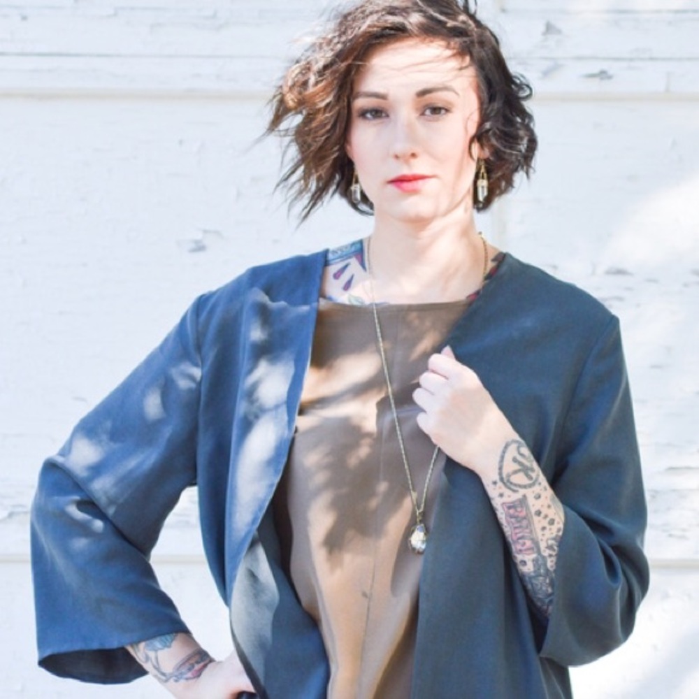 Women Indie Designer Swing Jacket - Picture 2 of 2